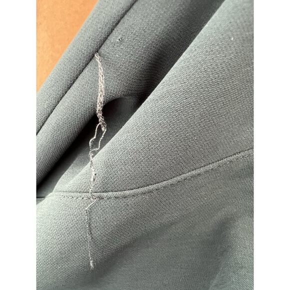 Love Moschino Size 6 Teal Belted Shirt Dress Short Sleeve Tie Front Women’s - Picture 8 of 13